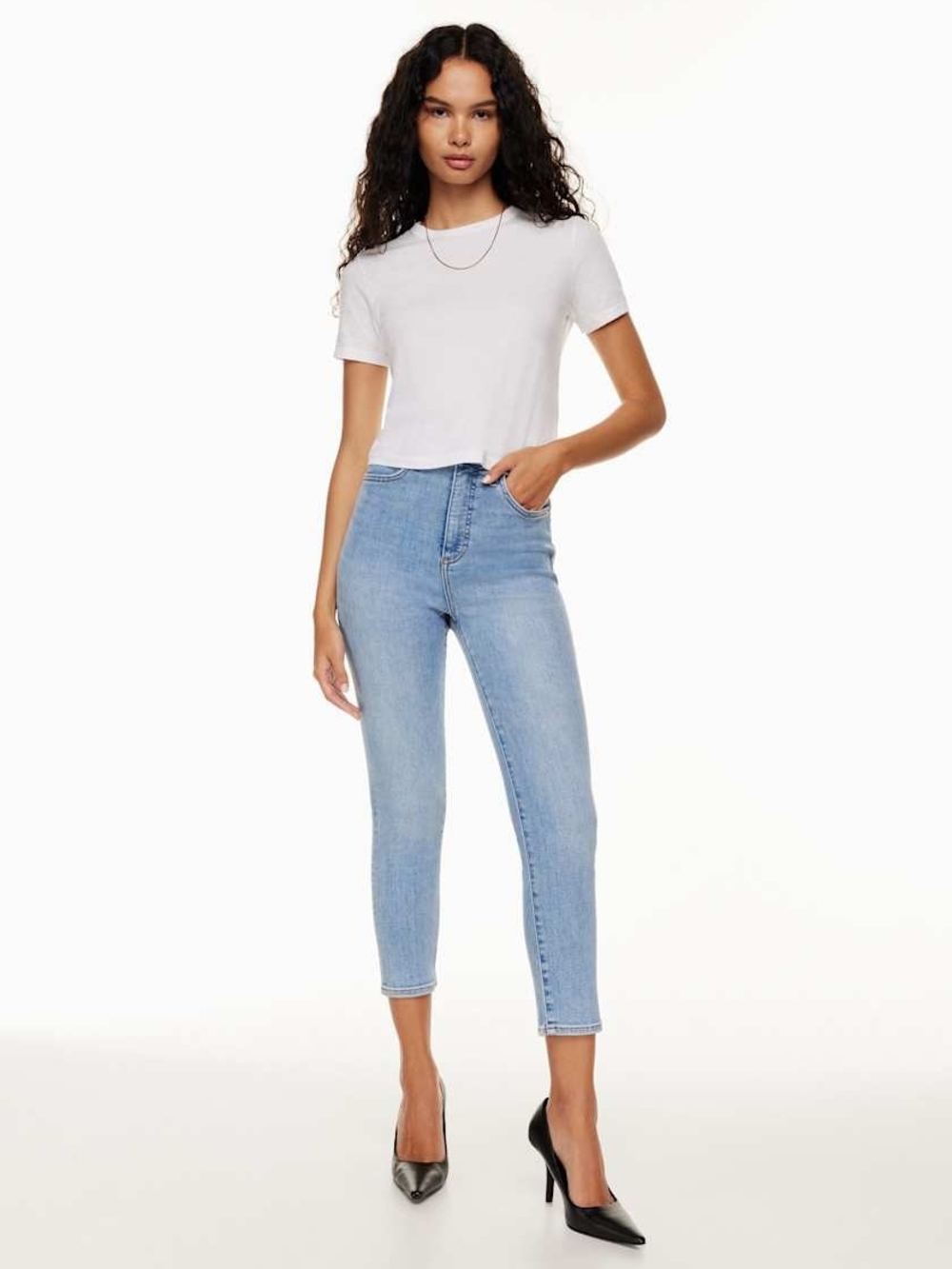 Aritizia - Denim Forum - The Lola High-Rise Skinny - Blue Jeans for Women